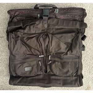 Tumi Ballistic Nylon Brown Bi Fold Garment Bag 233B3 $600